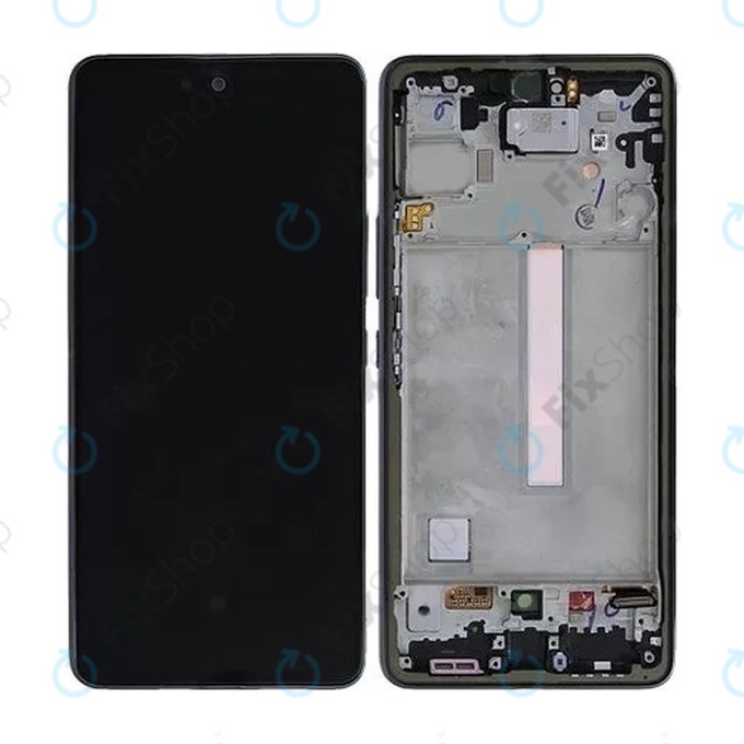 Samsung Galaxy A73 A736 - LCD Displej + Dotykové Sklo + Rám (Black) TFT