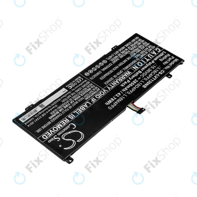 Baterie pro Lenovo ThinkBook 13s, 14s, 2850mAh, Li-Pol, 15.36V, L18C4PF0, HQ
