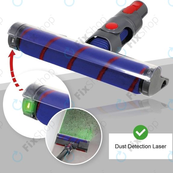 Dyson V-series, Outsize - Podlahová Hubice se Zeleným LED Světlem