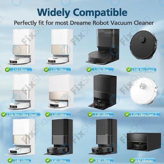 Mopovací útěrka, 2 ks pro Xiaomi Dreame X40 Ultra, L40 Ultra, L10s Ultra, Pro Gen2, Mova E30 Ultra