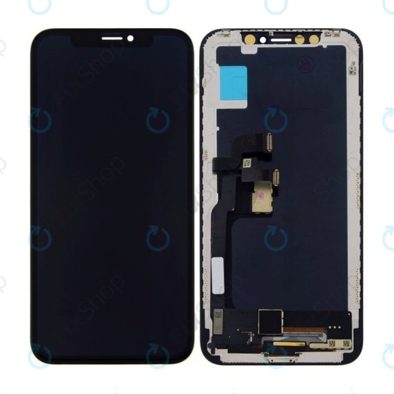 Displej In-Cell pro iPhone X, Dotykové sklo s rámem, FixPremium