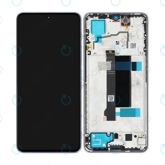 Xiaomi Redmi Note 13 Pro 5G 2312DRA50C - LCD Displej + Dotykové Sklo + Rám (Aurora Purple) - 5600030N1600 Genuine Service Pack