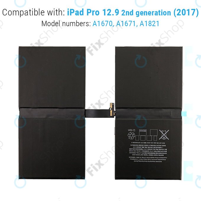 Baterie pro iPad Pro 12.9" (2nd Gen 2017), 10891mAh