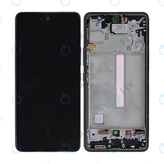 Samsung Galaxy A73 A736 - LCD Displej + Dotykové Sklo + Rám (Black) TFT