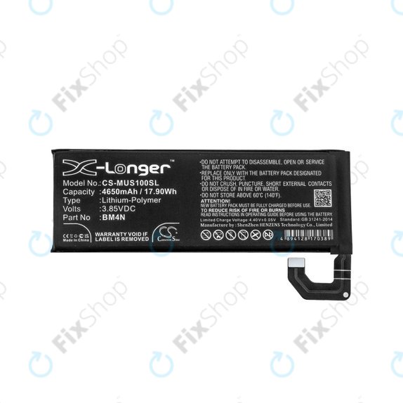 Baterie pro Xiaomi Mi 10 M2001J2G, 4650mAh, Li-Pol, 3.85 V, BM4N, HQ