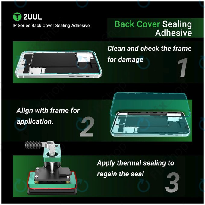 Těsnicí Lepka pod Zadní Sklo Adhesive pro iPhone 16, 2UUL BA16