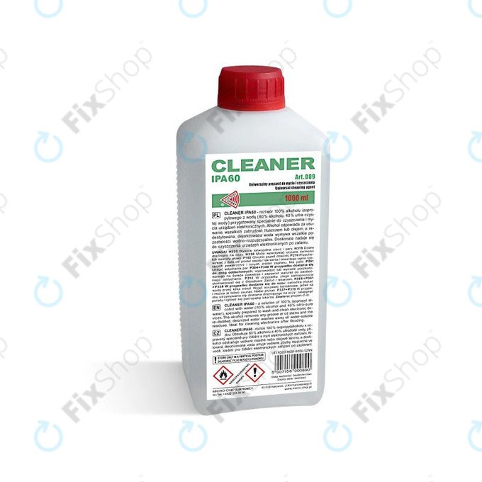 Isopropanol 60%, 1000 ml, Cleanser IPA
