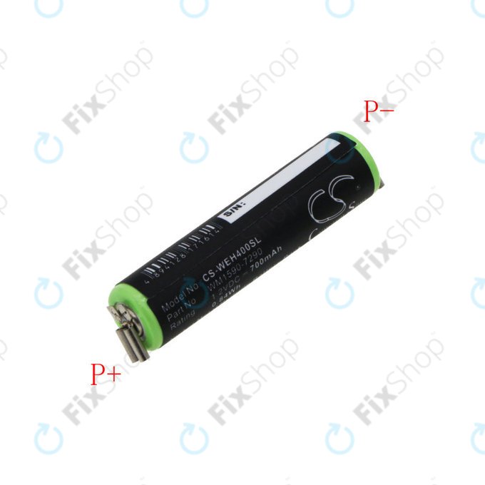Baterie pro Wella Bella, Chromini, Super, Contura HS61, 700mAh, Ni-MH, 1.2V, WM1590-7290, HQ