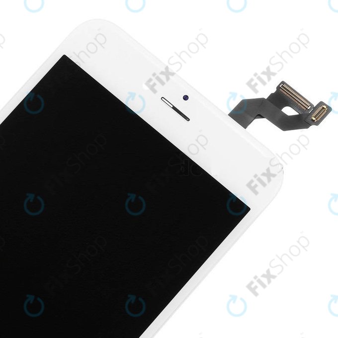Displej pro iPhone 6S Plus, White, Dotykové sklo s rámem