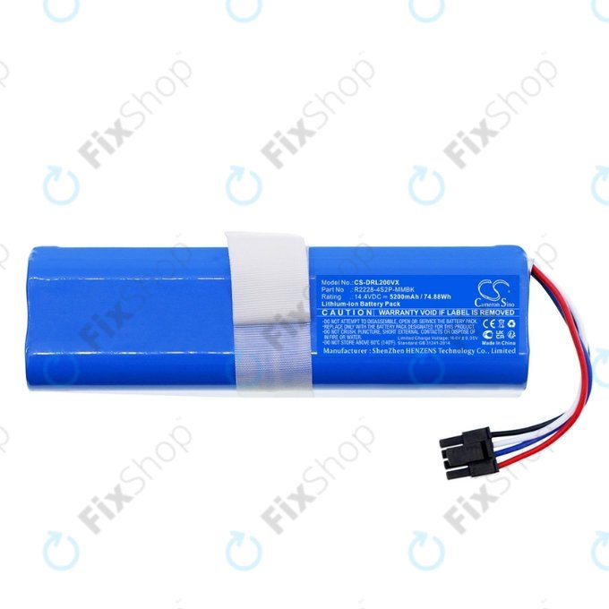 Xiaomi Dreame Bot L10s Ultra Gen2 - Baterie P2150-4S2P-KLYEV, R2228-4S2P-MMBK 14.4V Li-Ion 5200mAh HQ