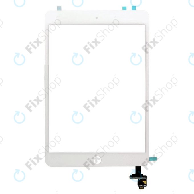 Dotykové sklo s IC konektorem pro iPad Mini, Mini 2, White
