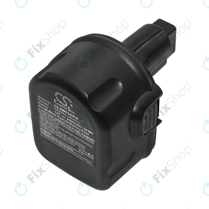 DeWalt DC, DW, 2000-series - Baterie DE9074, DE9075, 152250-27, 397745-01 2000mAh HQ