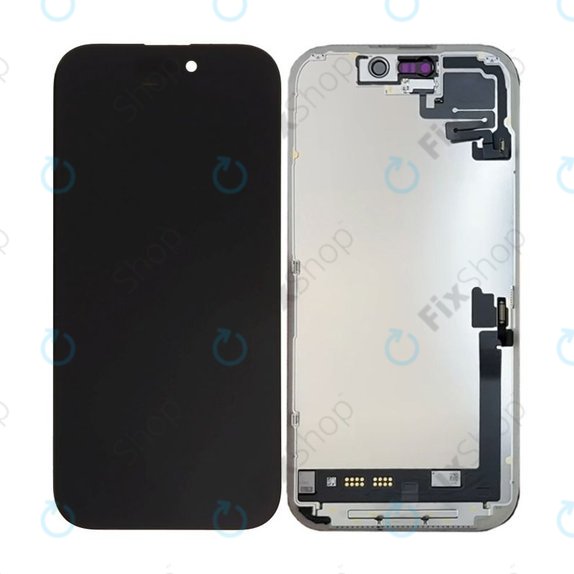 Displej Soft OLED 120Hz pro iPhone 17, Dotykové sklo s rámem, DIAGNOSTIC