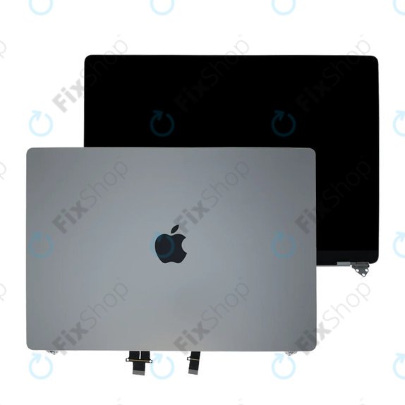 LCD displej pro MacBook Pro 16", A3403 (2024), s předním sklem a krytem, Silver, 661-42323, Genuine Apple, Genuine Apple
