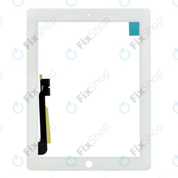Dotykové sklo pro iPad 3, iPad 4, White