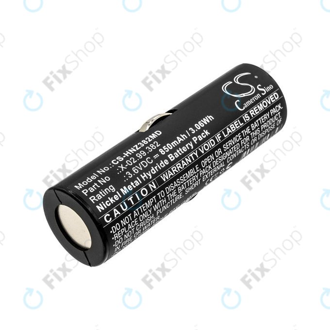 Baterie pro Heine Beta Handles, Heine Ophthalmoscope Beta 200, 850mAh, Ni-MH, 3.6V, X-02.99.382, BATT/110904-A1, HQ