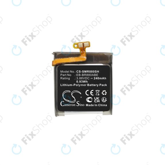 Baterie pro Samsung Galaxy Watch 4 40mm, Watch4 Classic 42mm, 240mAh, Li-Pol, 3.88V, EB-BR880ABE, HQ