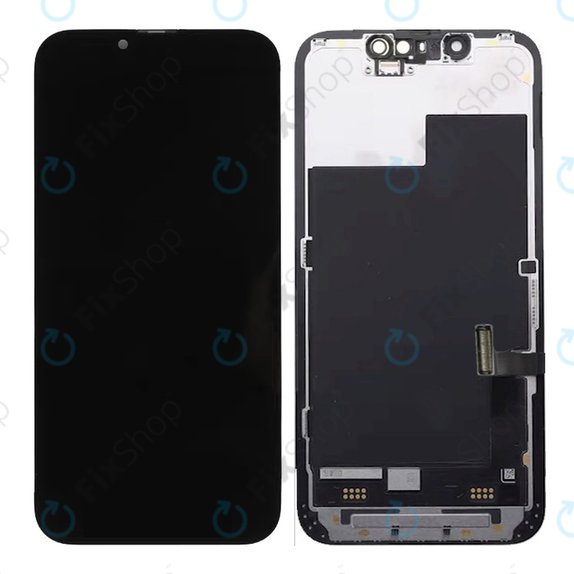 Displej Soft OLED pro iPhone 13 Mini, Dotykové sklo s rámem, FixPremium