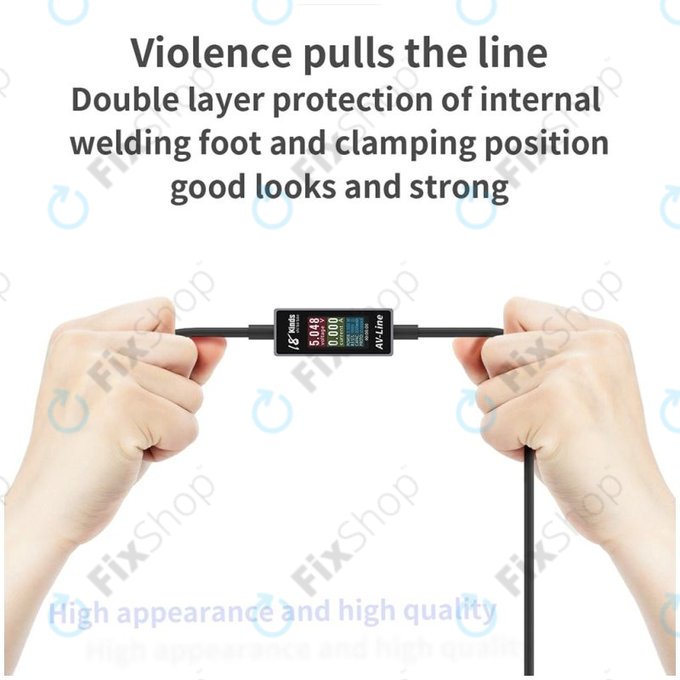 AV-Line - Smart Detekční Nabíjecí Kabel (Lightning - USB-C)