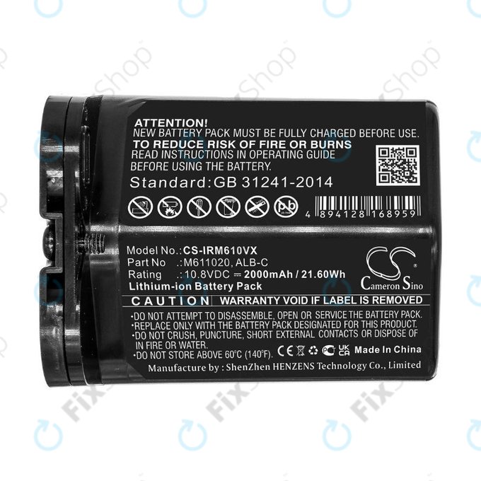 iRobot Braava jet m6 - Baterie ALB-C, M611020 Li-Ion 10.8V 2000mAh HQ