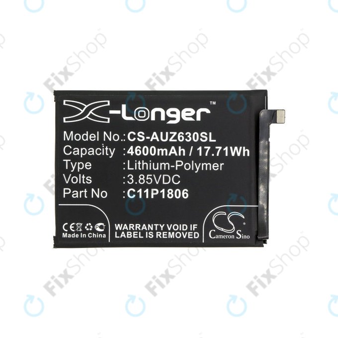 Baterie pro Asus Zenfone 6 2019, 4600mAh, Li-Pol, 3.85V, C11P1806, HQ