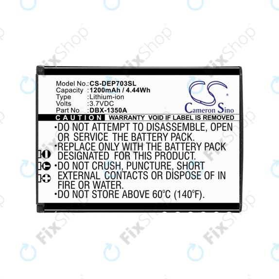 Baterie pro Doro 7030, 7031, DFC-0270, 7080, 1200mAh, Li-Ion, 3.7V, DBX-1350A, HQ