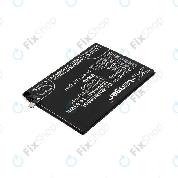 Baterie pro Xiaomi Redmi Note 8T, 3800mAh, Li-Pol, 3.85 V, BN46, HQ