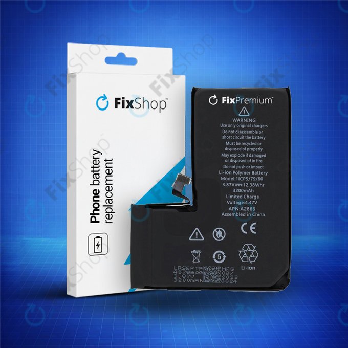 Baterie pro iPhone 14 Pro, 3200mAh, A2866, FixPremium