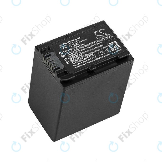 Baterie pro Sony Fdr-Ax33, Sony Fdr-Ax40, 3050mAh, Li-Ion, 7.3V, NP-FV100A, HQ