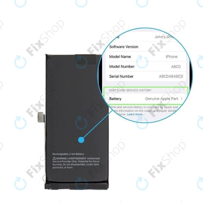 Baterie pro iPhone 15 Plus | 661-37207 | 4383mAh | Genuine Apple