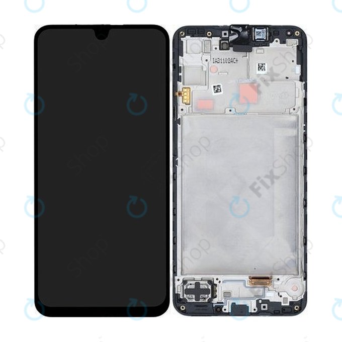 Displej pro Samsung A16 4G, Black, Dotykové sklo s rámem, GH82-36253A, Genuine Service Pack