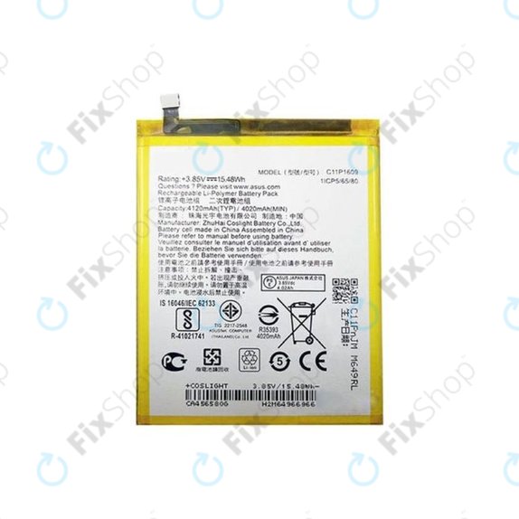 Asus Zenfone 3 Max ZC553KL (X00DD) - Baterie C11P1609 4120mAh