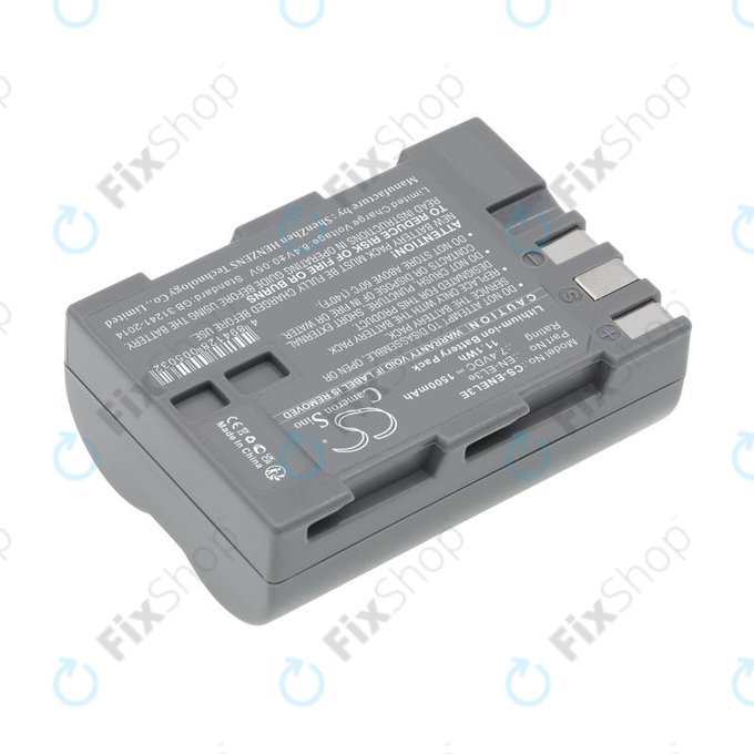 Baterie pro Nikon D100, D200, D50, D70, D70s, D80, D300S, D700, D90, D300, 1500mAh, Li-Ion, 7.4V, EN-EL3e, HQ