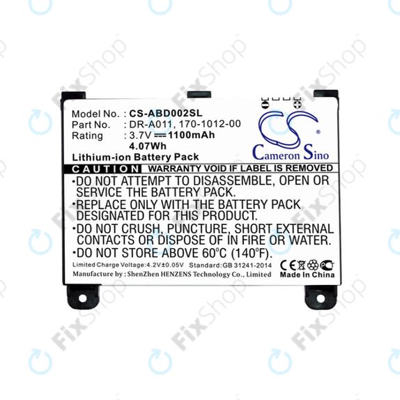 Baterie pro Amazon Kindle 2, 1100mAh, Li-Ion, 3.7V, DR-A011, HQ