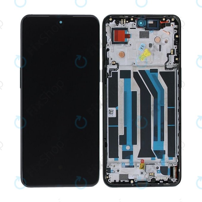 OnePlus 10T - LCD Displej + Dotykové Sklo + Rám (Moonstone Black) TFT