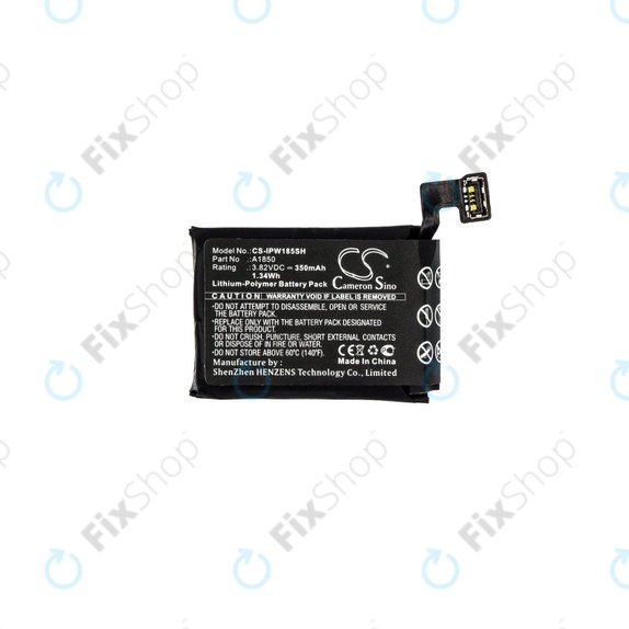 Baterie pro Apple Watch 3 42 mm, 350mAh, GPS + Cellular Version, Li-Pol, 3.82 V, A1850, HQ