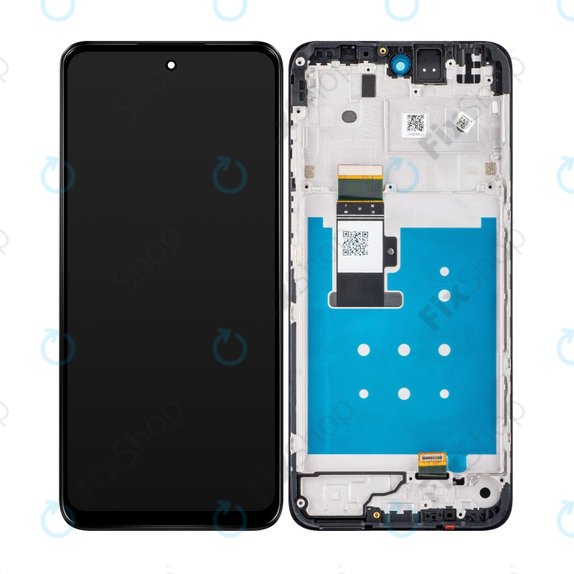 Motorola Moto G13 - LCD Displej + Dotykové Sklo + Rám (Matte Charcoal) TFT