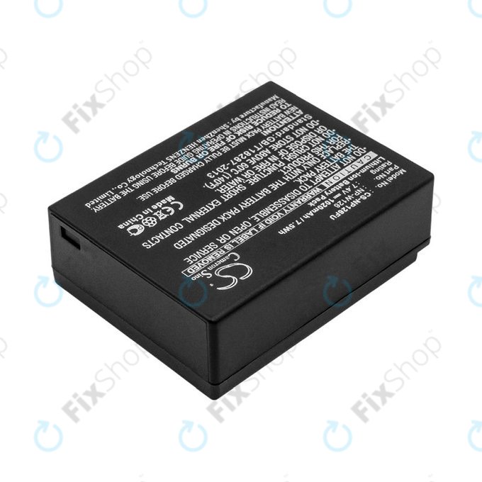 Baterie pro Fujifilm FinePix, 1020mAh, Li-Ion, 7.4V, NP-W126, NP-W126S, HQ