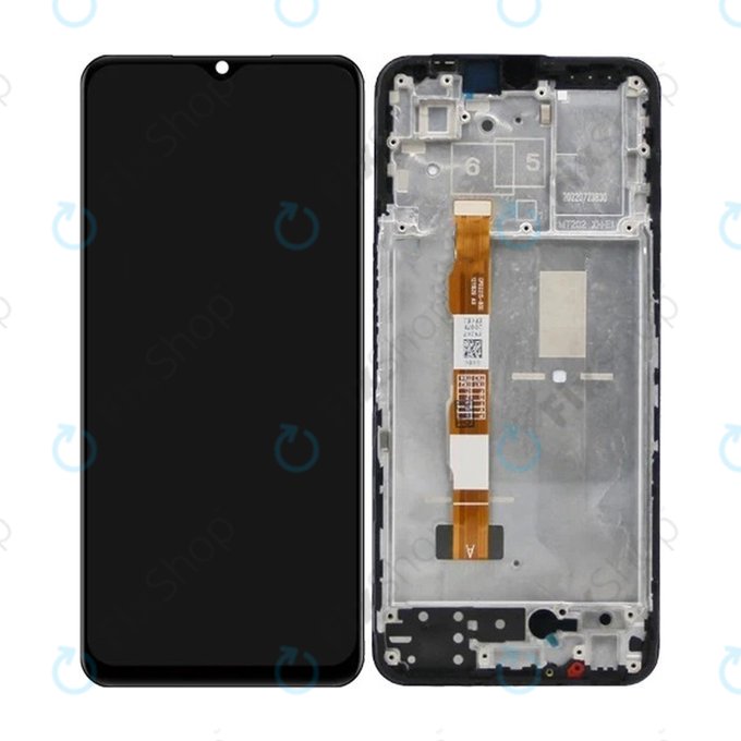 Vivo V22 - LCD Displej + Dotykové Sklo + Rám (Black) TFT