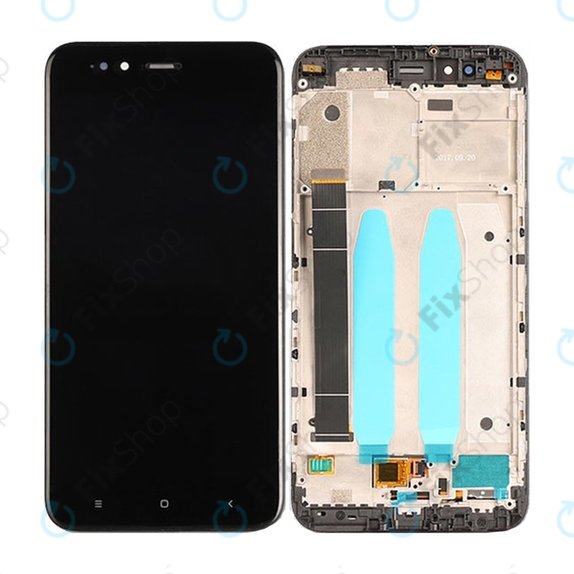 Xiaomi Mi A1 (Mi 5X) - LCD Displej + Dotykové Sklo + Rám (Black) TFT