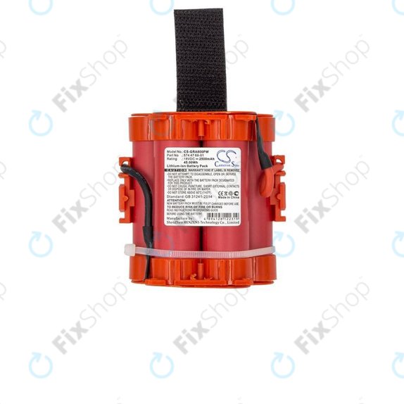 Flymo 1200R-series, Gardena R40, R50, R70, R80-series, Husqvarna 105, 305, 308-series, McCulloch ROB R-series - Baterie 574 47 68-01 2500mAh HQ