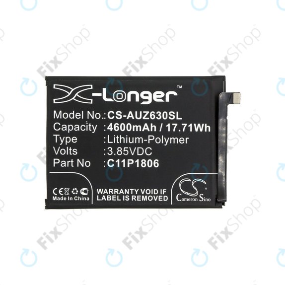 Baterie pro Asus Zenfone 6 2019, 4600mAh, Li-Pol, 3.85V, C11P1806, HQ