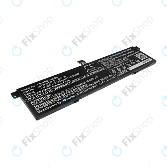 Baterie pro Xiaomi Inchmi Aair 13.3, Xiaomi Mi Notebook Air 13.3 2018, 5250mAh, Li-Pol, 7.6V, R13B01W, HQ