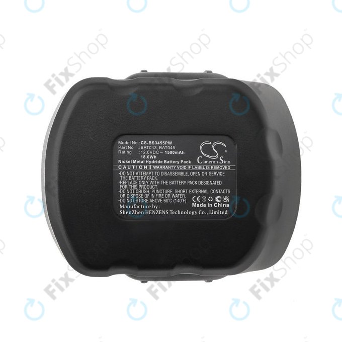 Bosch 12V - Baterie BAT043, BAT045 1500mAh