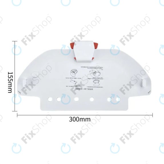 Xiaomi Mi Robot Vacuum Mop Pro (P), 2S, Viomi V2 Pro, V3, SE - Spodní Kryt (Bílý)