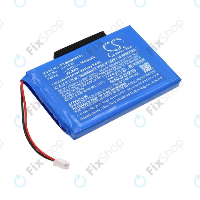 Baterie pro Satlink WS-6902, WS-6905, 3000mAh, Li-Pol, 7.4V, F03409, HQ