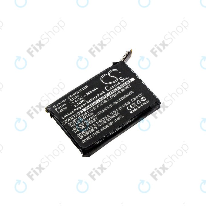 Baterie pro Apple Watch 1 38 mm, 200mAh, Li-Pol, 3.8 V, A1578, HQ