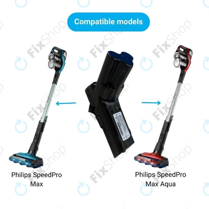 Philips SpeedPro Max, SpeedPro Max Aqua - Baterie 18650HE2 Li-Ion 18.0V 2400mAh