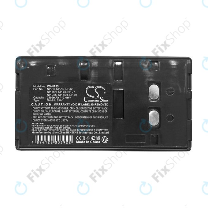 Baterie pro Blaupunkt, Sony, Akai, HP, 2100mAh, Ni-MH, 6V, NP-33, HQ