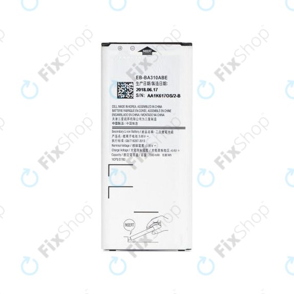 Samsung Galaxy A3 A310F (2016) - Baterie BA310ABE 2300mAh